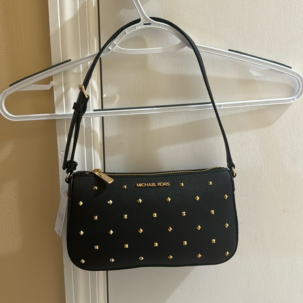 Black Studded Michael Kors Purse